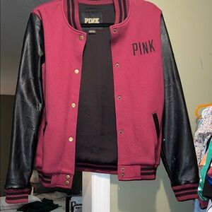 PINK Victoria's Secret Jacket with Gold Accents